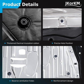 JkorkM part number label on shield for accurate OEM-style replacement identification