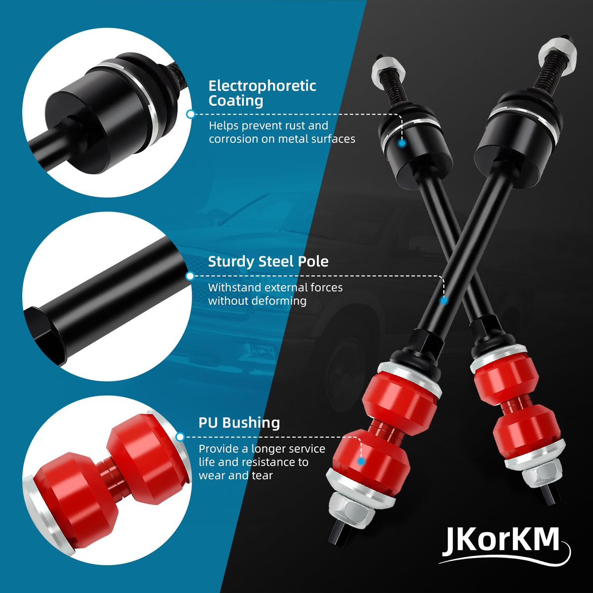 JkorkM packaged kit contents displayed to show included hardware