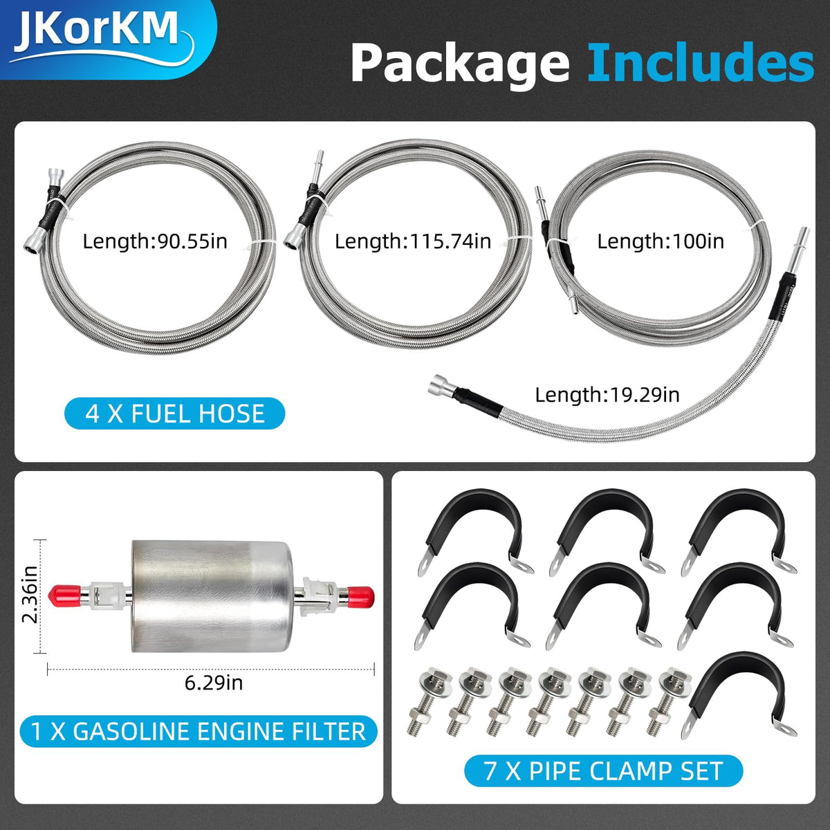 JkorkM stainless braid detail highlighting abrasion protection benefit