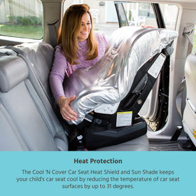 J.L. Childress folded compact storage in hand for easy travel convenience