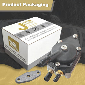 JLM MARINE pump size and scale with ruler for accurate fit verification