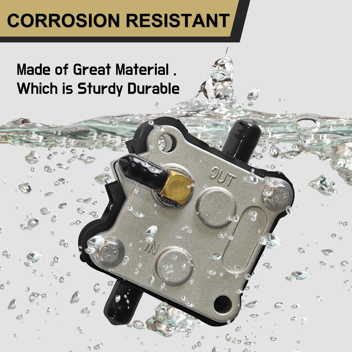 JLM MARINE hose ports and valves view for straightforward connection benefit