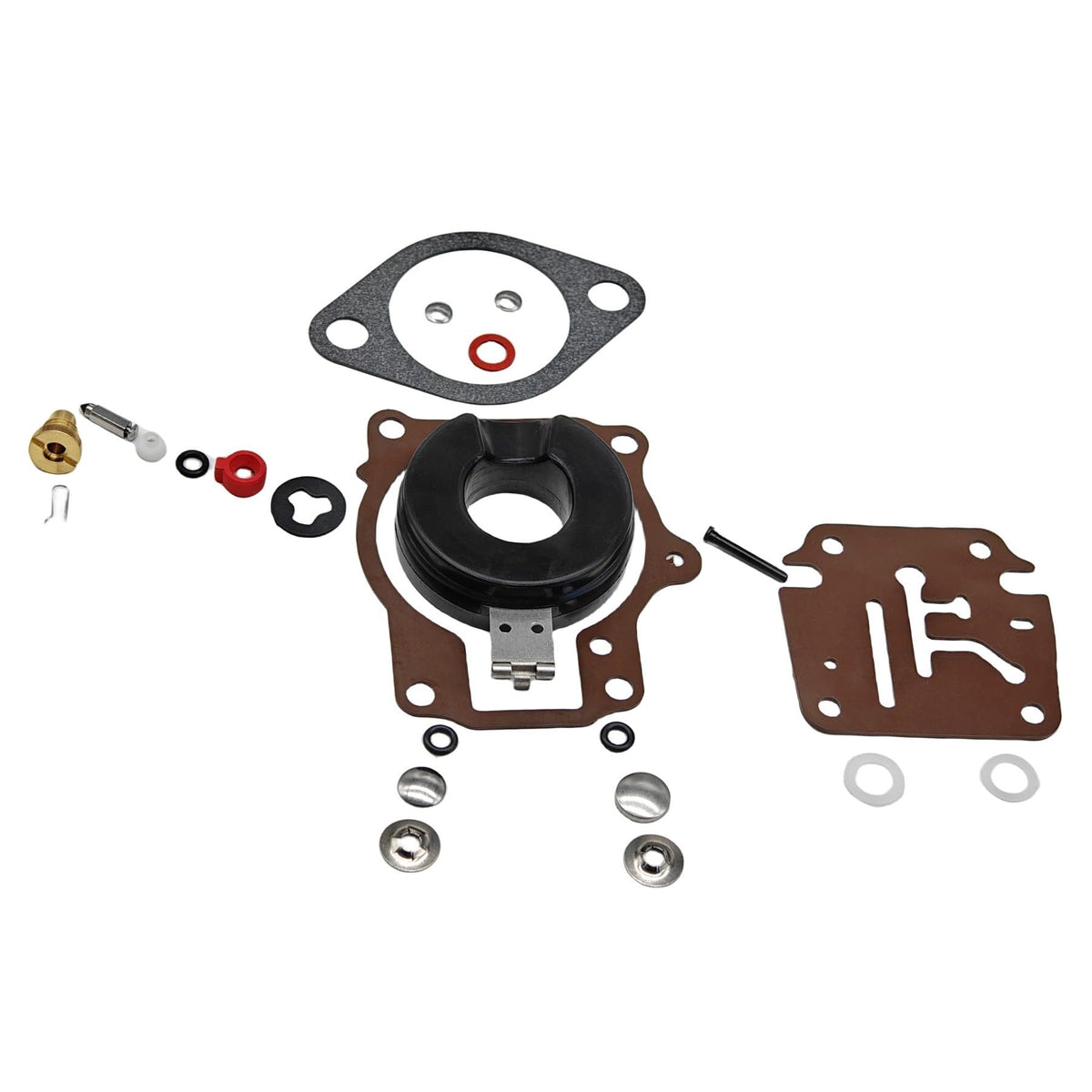 JLM MARINE close-up of gaskets and diagrams for precise fit and accurate reassembly benefit