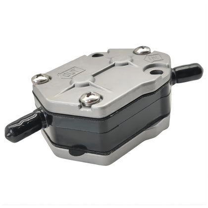 JLM MARINE fuel pump front view showing compact design and reliable fit