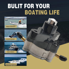 JLM MARINE installed on outboard engine illustrating restored fuel delivery