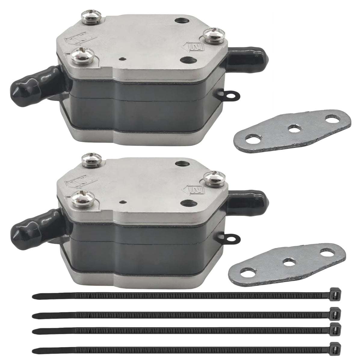 JLM MARINE fuel pump side profile highlighting compact design and reliable fit