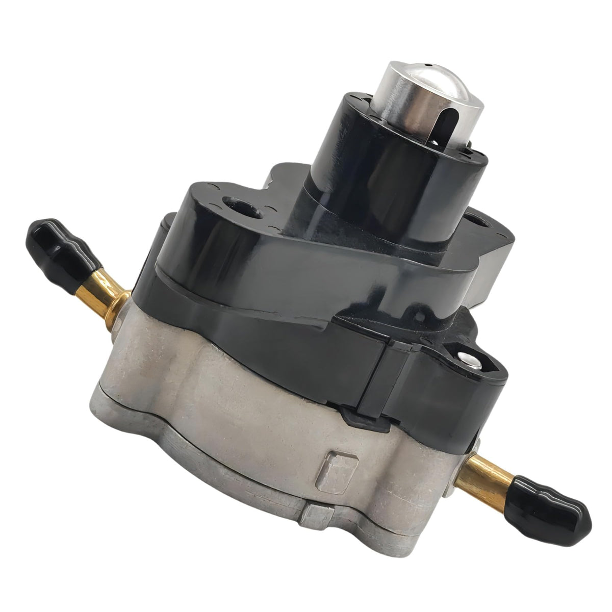 JLM MARINE front view showing pump housing and mounting for easy identification