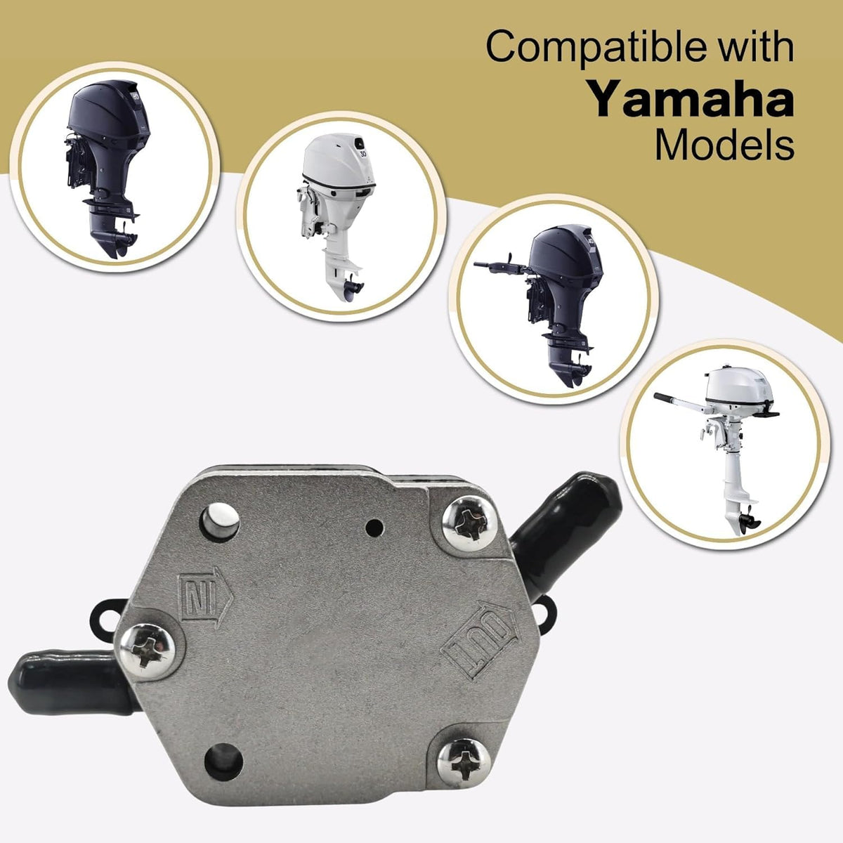 JLM MARINE pump internals closeup displaying quality machining and heat dissipation