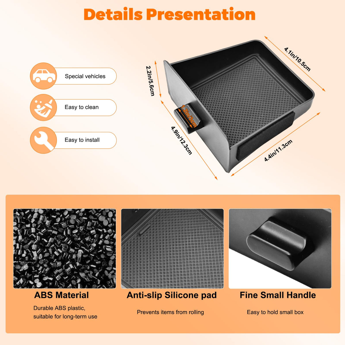 JLQP anti-slip pad detail keeping drawer secure and silent benefit