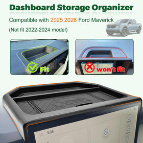 JLQP top open compartment with phone and sunglasses showcasing neat organization