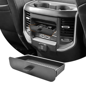 JLQP front view shows precise fit and organized rear cubby benefit