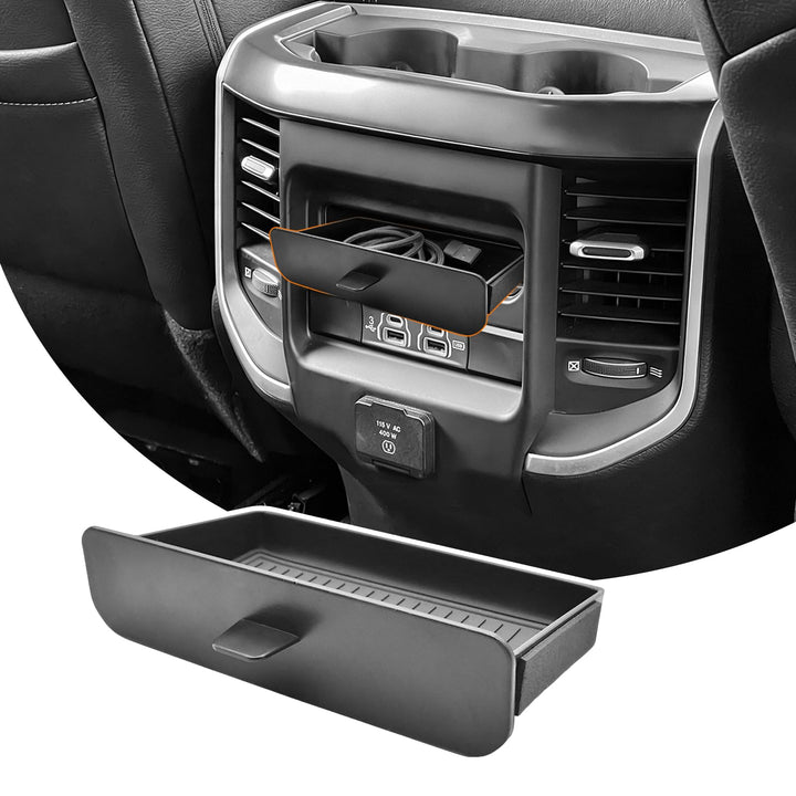 JLQP front view shows precise fit and organized rear cubby benefit