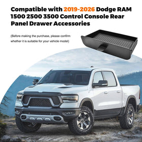 JLQP installed in Ram rear cubby shows secure factory-like fit benefit