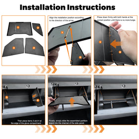 JLQP sectioned compartments with pens and devices organized, improves access