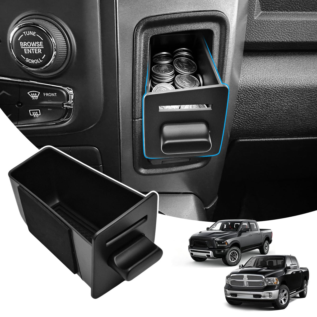 JLQP right drawer front view showing clean OEM-style fit
