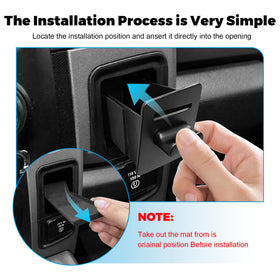 JLQP hand removing drawer insert for quick tool-free cleaning