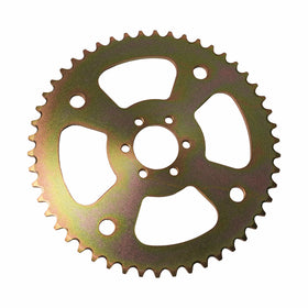 JMCHstore sprocket fitted with a #420 chain to illustrate correct chain compatibility
