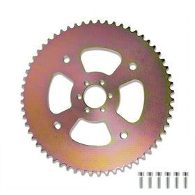 JMCHstore 60T sprocket front view showing mounting pattern and durability