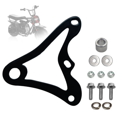JMCHstore bracket front view showing bolt‑on fit and improved stopping power