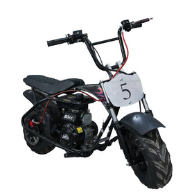 JMCHstore handlebar installed on MBX10 showing improved riding posture