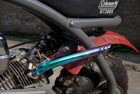JMCHstore TIG weld detail on exhaust pipe demonstrating strong construction and longevity