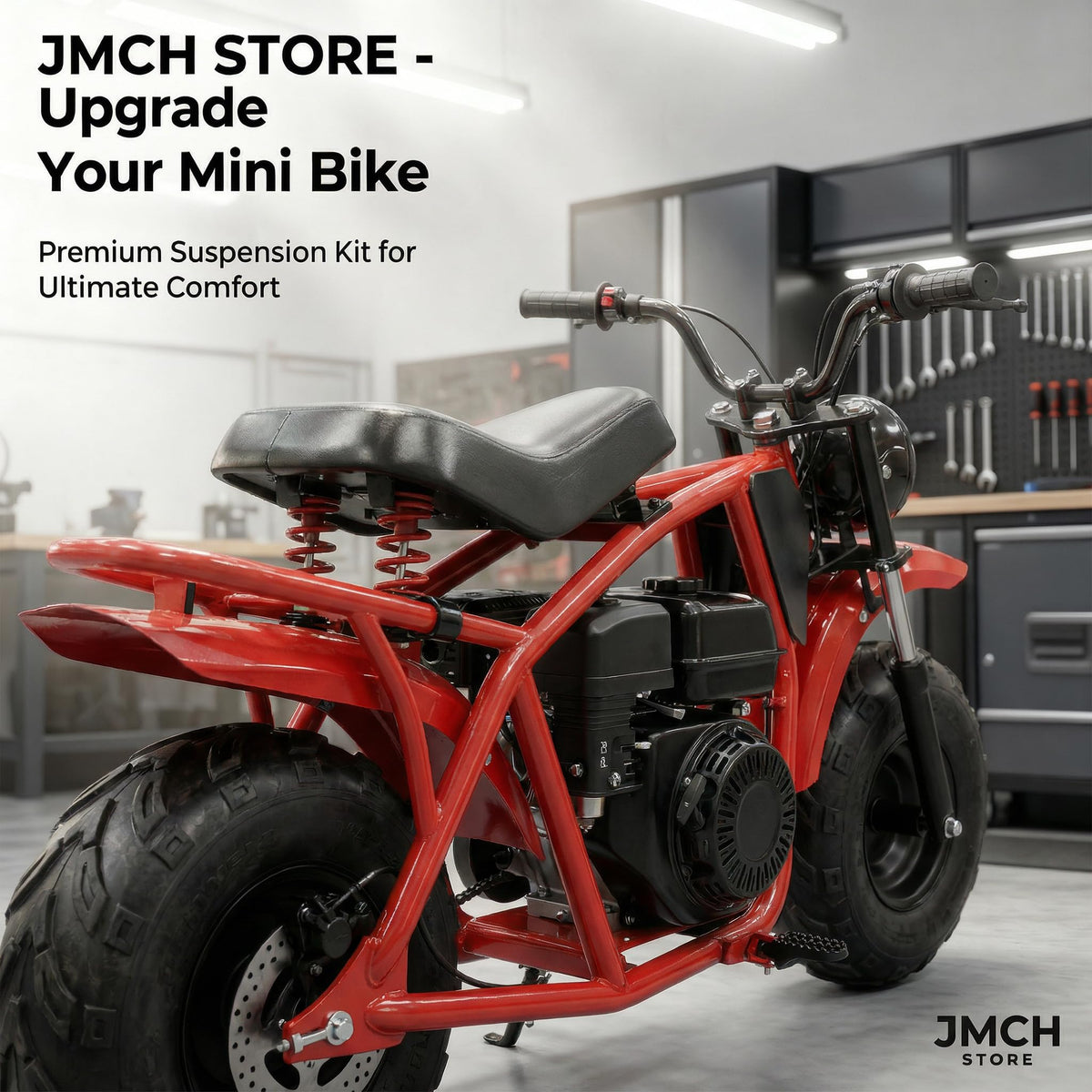 JMCHstore lifestyle offroad demo ride showing improved comfort on rough trail