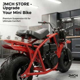 JMCHstore lifestyle offroad demo ride showing improved comfort on rough trail