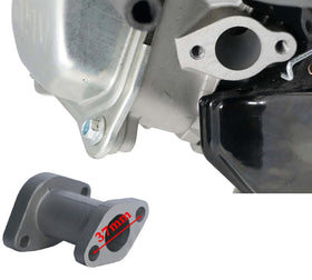 JMCHstore manifold next to PZ19 carb showing scale and carb compatibility