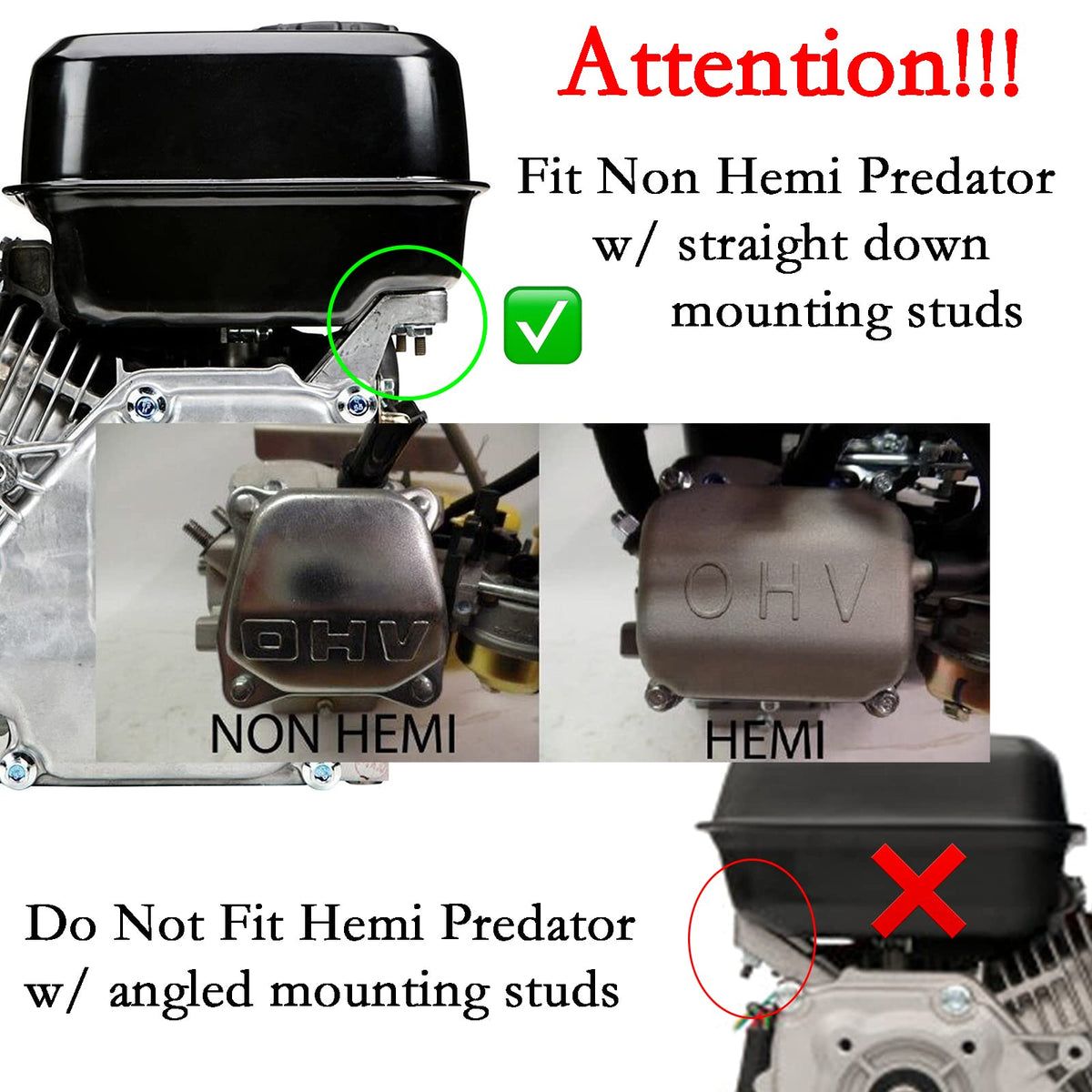 JMCHstore installation hardware and vibration-absorbing gasket for secure fit