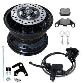 JMCHstore rear wheel front overview showing hub and disc for easy replacement