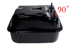 JMCHstore tank next to ruler showing 0.9 gallon size for correct scaling