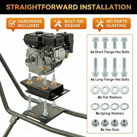 JMCHstore scale view showing 1.9-inch lift for torque converter clearance benefit