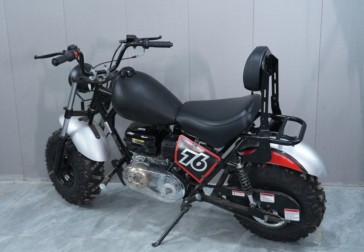 JMCHstore rider on trail using seat for reduced vibration and smoother ride
