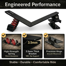 JMCHstore seat support plate top view showing reinforced mounting for safer rides