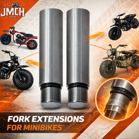 JMCHstore side profile on bike demonstrating lift and improved clearance