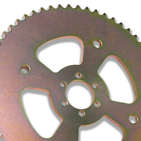 JMCHstore sprocket installed on mini bike rear wheel improving torque