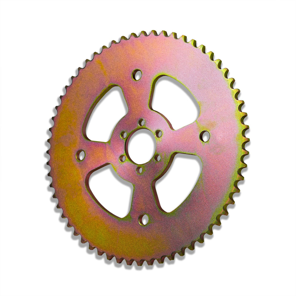 JMCHstore sprocket beside ruler to show 245mm diameter scale