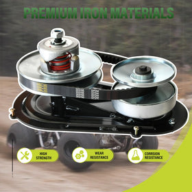 JNDO drive clutch close-up highlighting durable construction and torque transfer