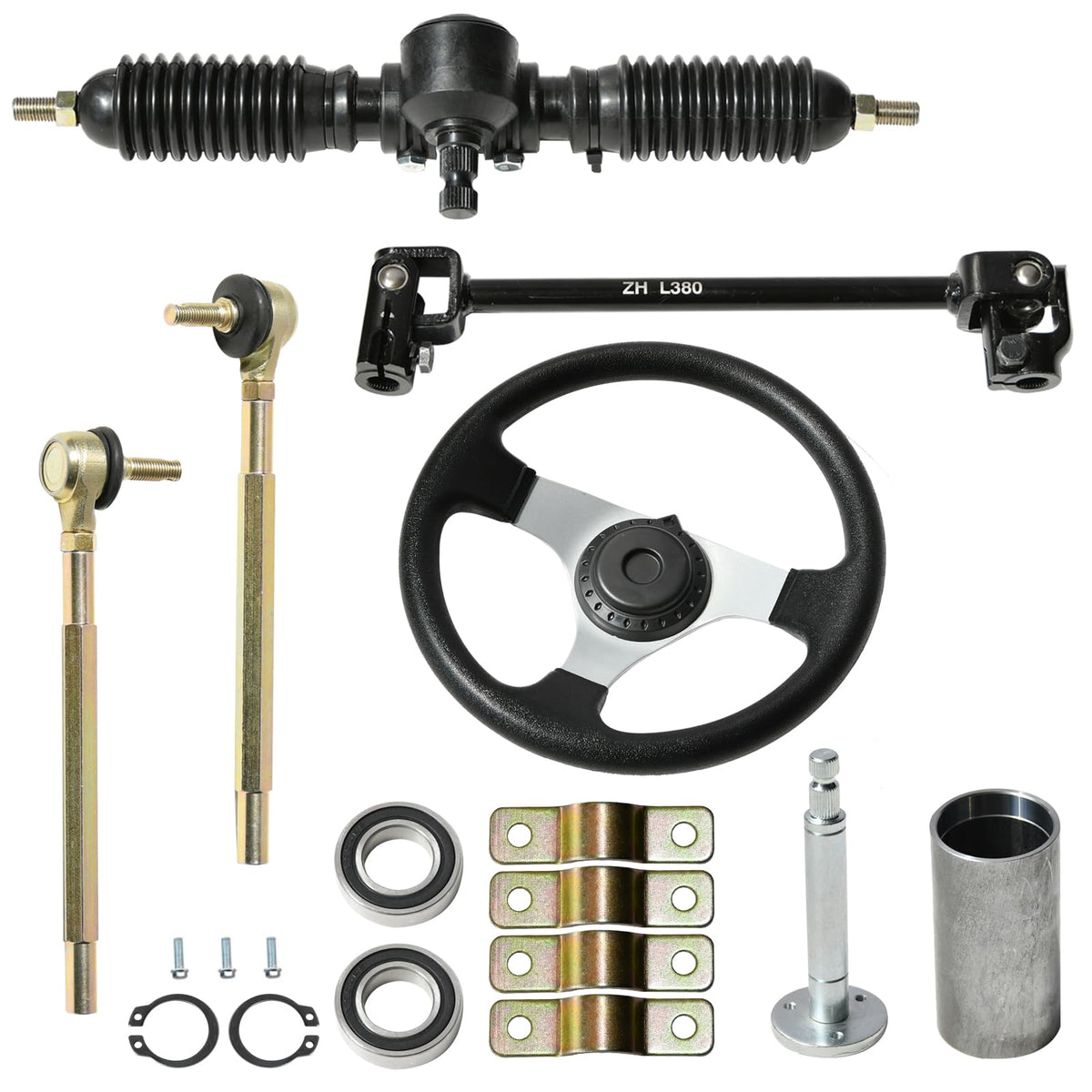 JNDO front assembly showing all kit parts and quick-fit advantage
