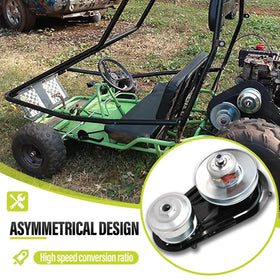 JNDO torque converter installed on Predator 420cc kart demonstrating improved performance