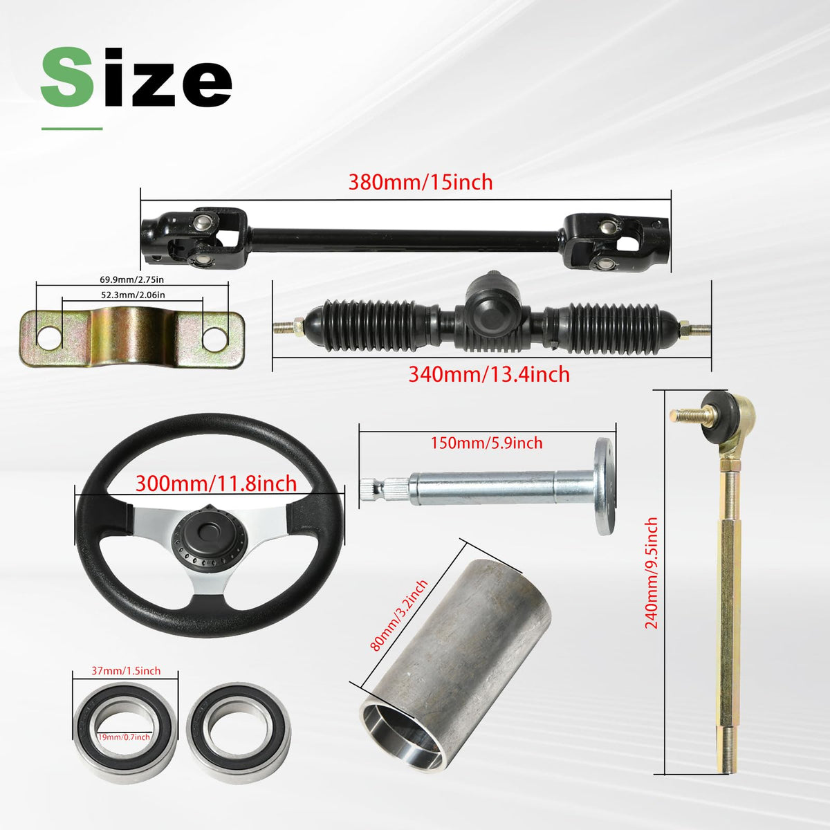 JNDO scale and size reference with ruler to confirm fitment