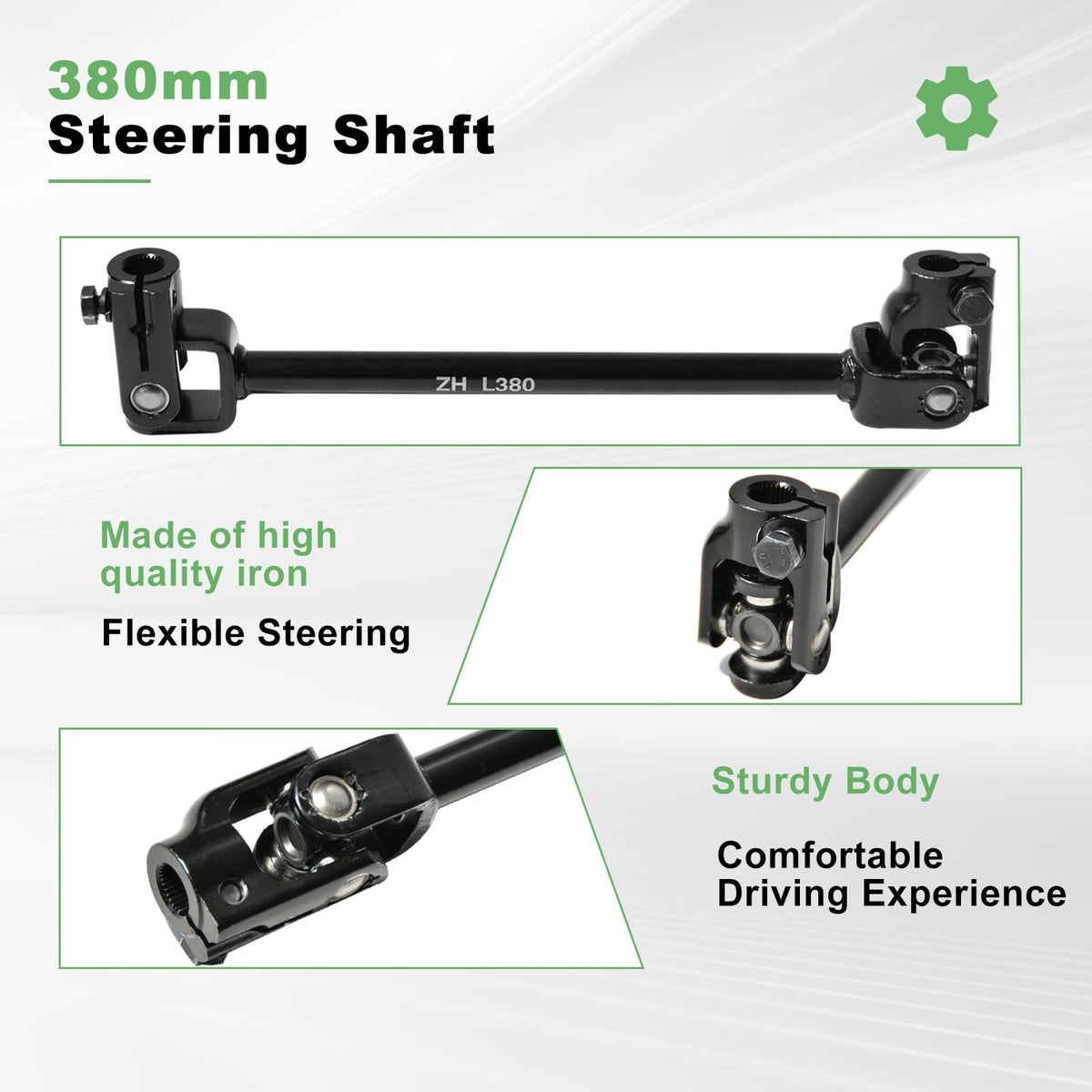 JNDO steering wheel grip demonstrating ergonomic non-slip comfort