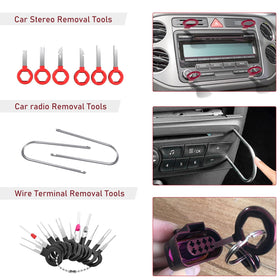 JNLK tools in use removing a car door panel cleanly without damage
