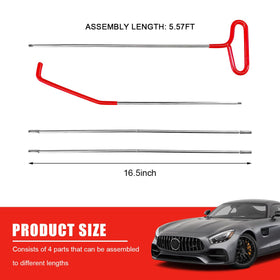 JNXIJ extended 67-inch reach tool fully assembled to access deep vehicle spaces