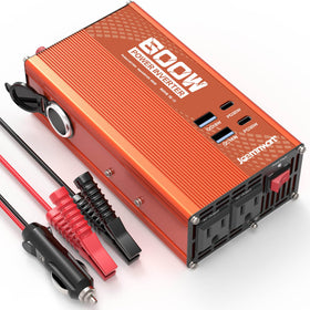 Joemnwart front panel showing AC outlets and USB ports for versatile charging