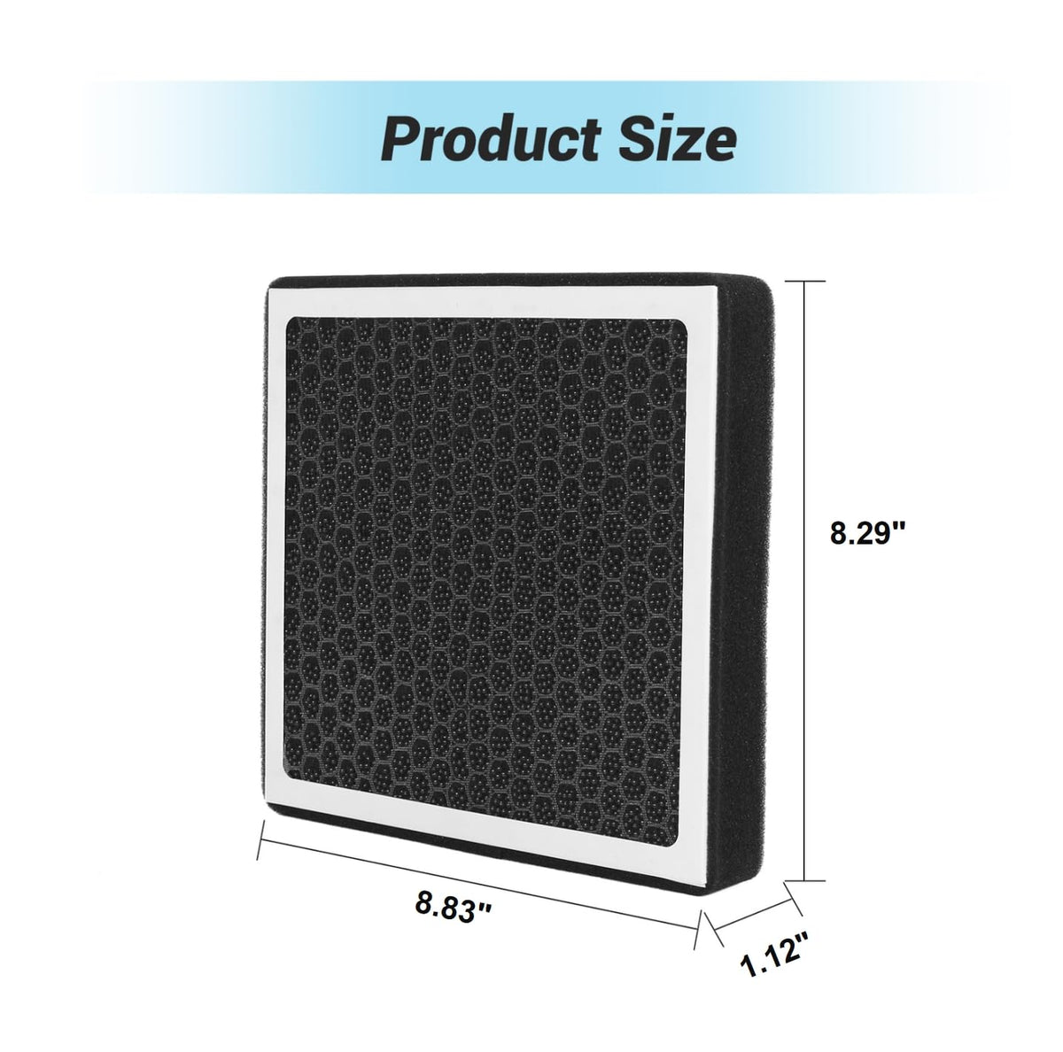 JOGO AUTO visible activated carbon layer detail reducing odors and VOCs