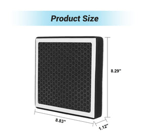 JOGO AUTO visible activated carbon layer detail reducing odors and VOCs