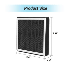 JOGO AUTO activated carbon layer detail, reduces cabin odors and gases