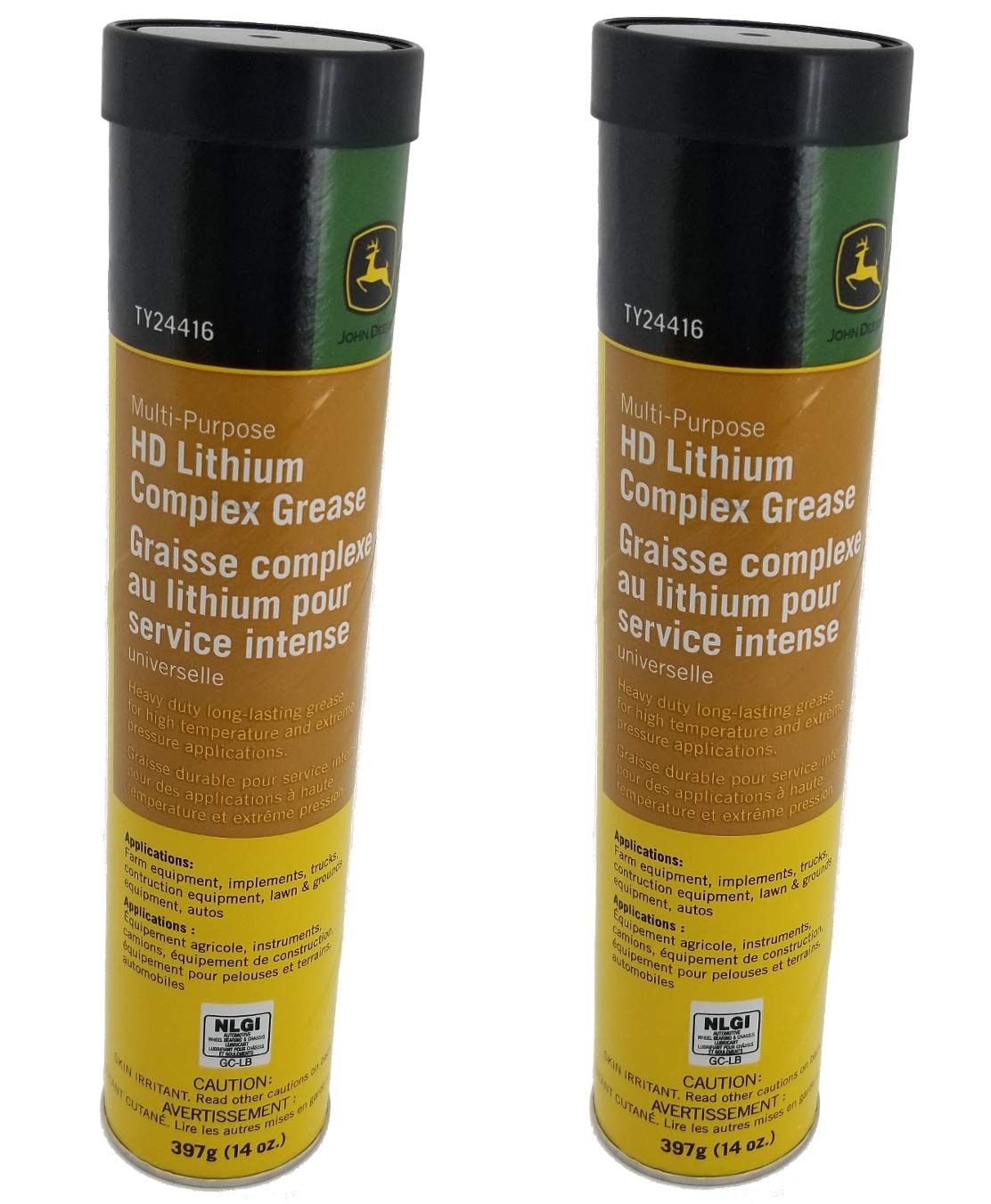 John Deere cartridge front view showing labeling and easy application benefit