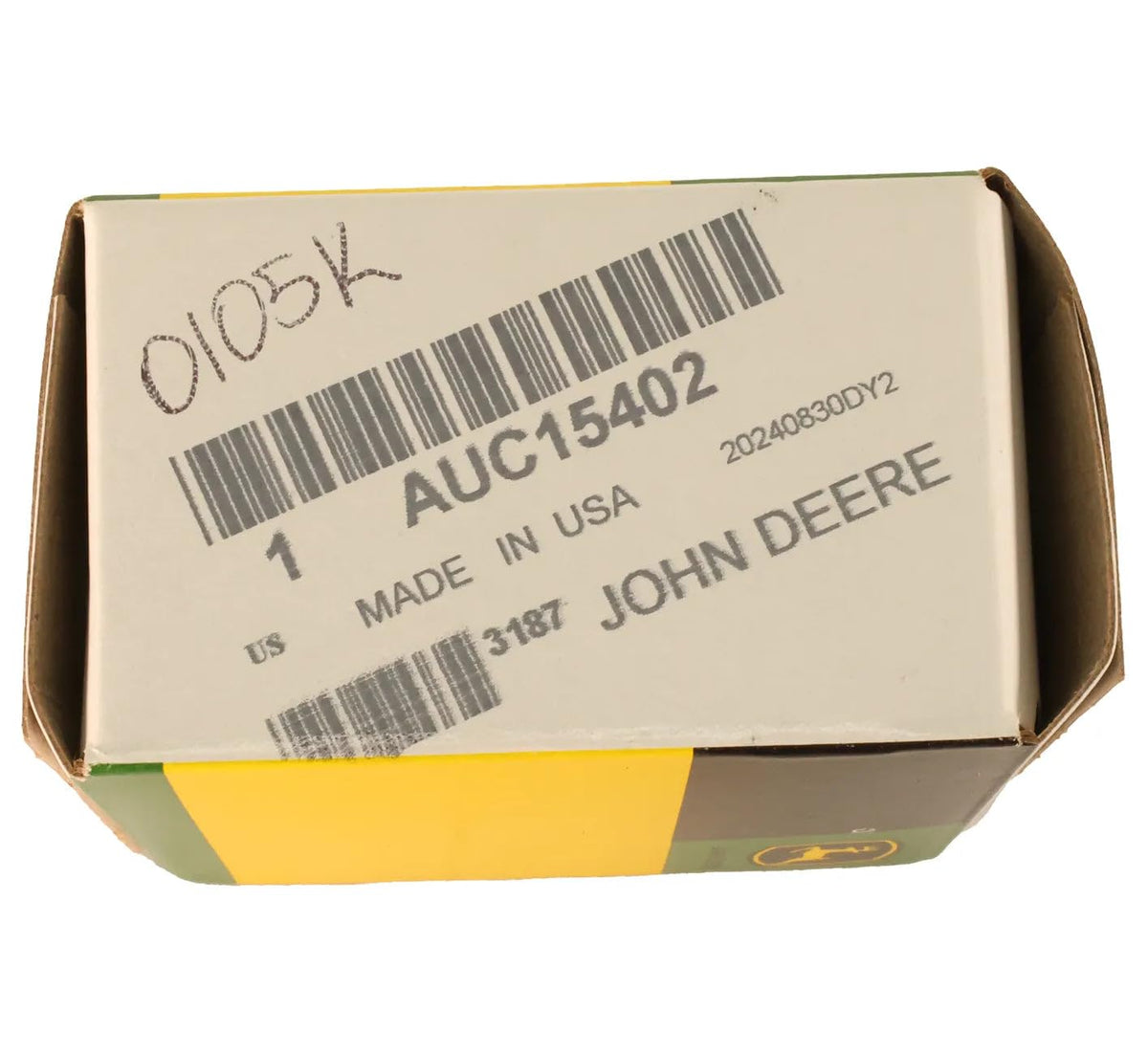 John Deere hour meter on a lawn tractor conveying accurate maintenance tracking